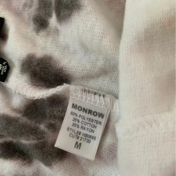 Monrow 100% Cotton Tie Dye Shorts Size Medium - Picture 4 of 6